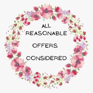 All reasonable offers considered!